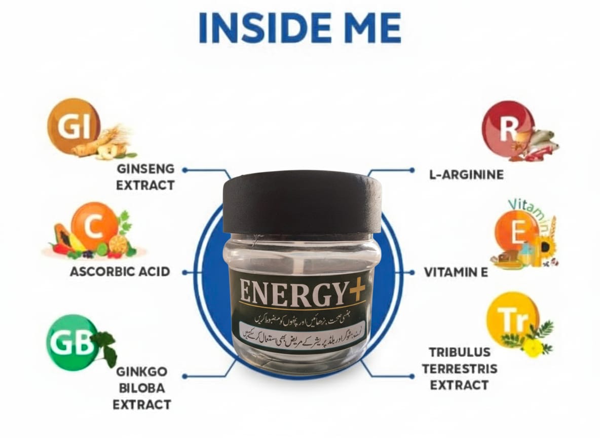 Energy+ Herbal Vitality Booster Energy, Vitality & Wellness